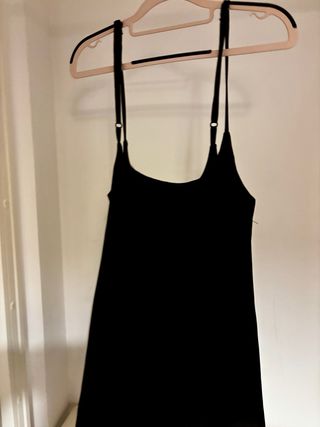 Blusón negro de tirantes