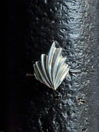 Anillo Plata 925 Diseño Hoja