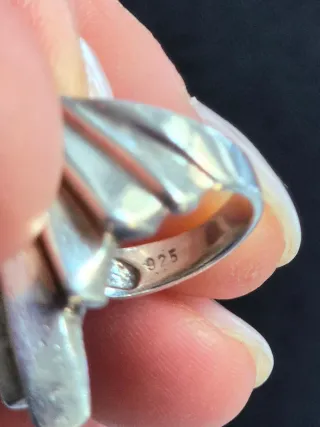 Anillo Plata 925 Diseño Hoja