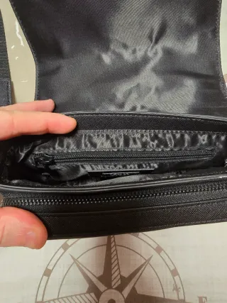 Bolso bandolera Zara Unisex negro