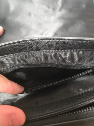 Bolso bandolera Zara Unisex negro