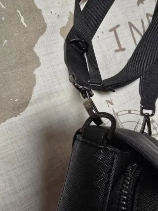 Bolso bandolera Zara Unisex negro