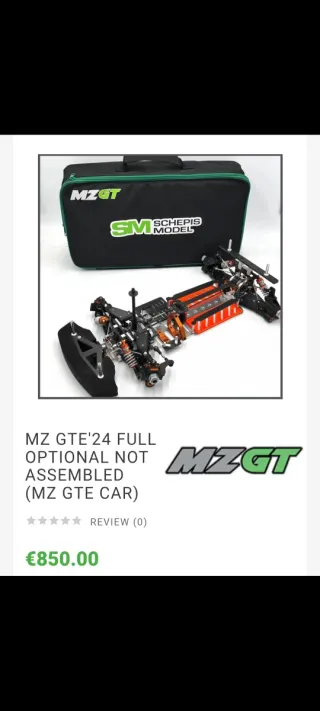 Chasis Coche RC MZ 1/8 GT