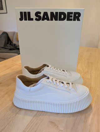 Jil Sander Zapatillas Plataforma Blancas