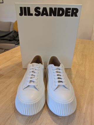 Jil Sander Zapatillas Plataforma Blancas
