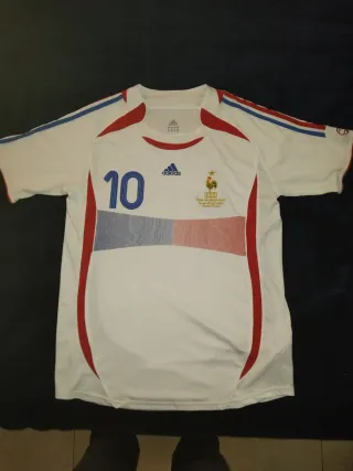 Camiseta Francia Zidane 2006 Adidas Talla M