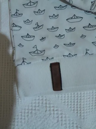 Felpa Naketano bianca con barchette