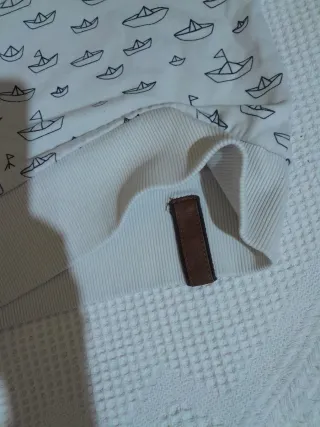 Felpa Naketano bianca con barchette