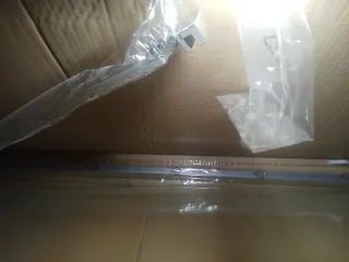 Pannello in vetro temperato per box doccia con supporti