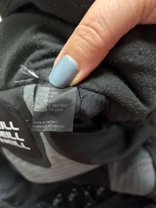 Abrigo acolchado O'Neill negro