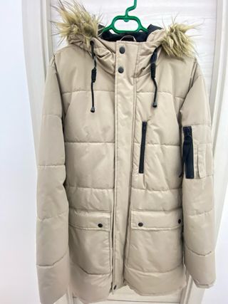 Cazadora / parka invierno hombre beige