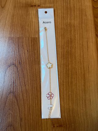 Pulsera Acero Inoxidable Flor