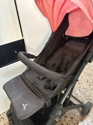 Silla de paseo Asalvo FLIGHT rosa reclinable,barra