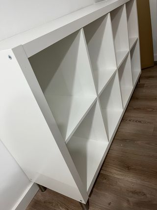 2 UNIDADES Estantería Kallax 8 Cubos Blanca
