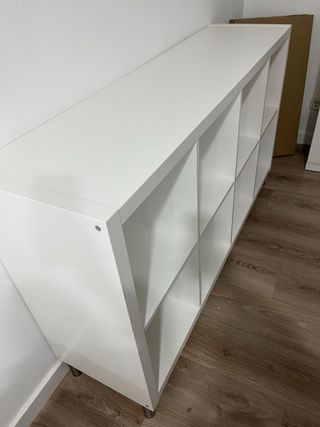 2 UNIDADES Estantería Kallax 8 Cubos Blanca