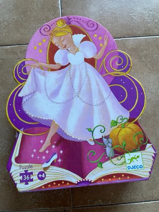 Lote 2 Puzzles Djeco Caballero y Princesa