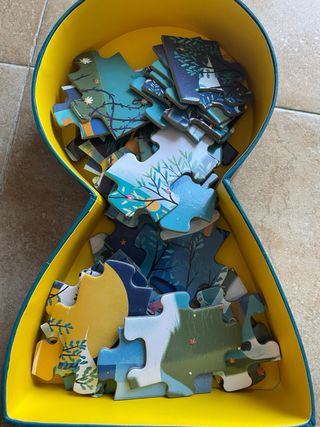 Lote 2 Puzzles Djeco Caballero y Princesa