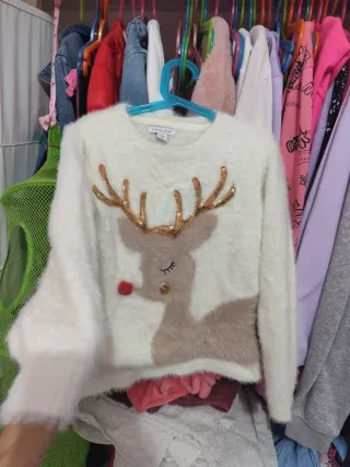 Jersey Navidad Reno Peluche Primark