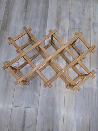 Botellero de madera