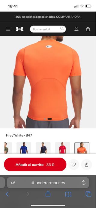 Camiseta Under Armour Compresión NUEVA A ESTRENAR