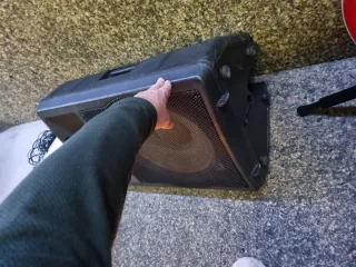 PA autoamplificada Gemini. Altavoz de 15 pulgadas.