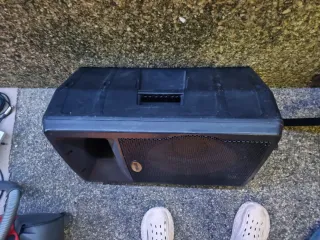 PA autoamplificada Gemini. Altavoz de 15 pulgadas.