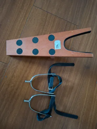 Botas de montar a caballo + espuelas. Marca Aigle