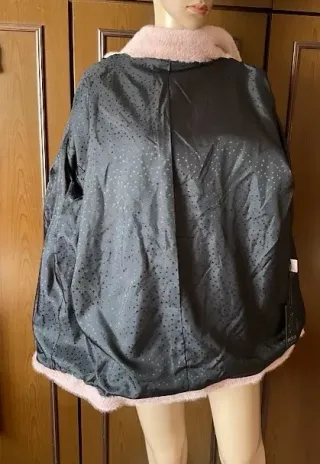 Cappotto Ekoluk pelliccia sintetica rosa Donna XL