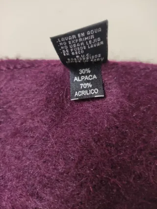 Sciarpa in lana d'alpaca