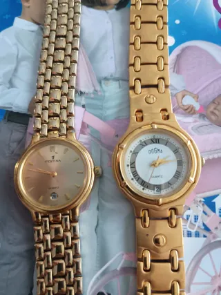 Reloj Festina Dorado Mujer