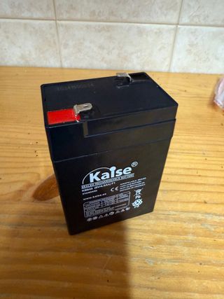 Batería Kaise 6V 4.5Ah Sellada Recargable