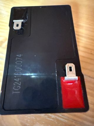 Batería Kaise 6V 4.5Ah Sellada Recargable