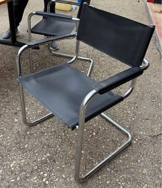 Escritorio madera y metal