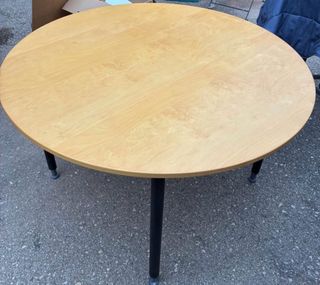 Escritorio madera y metal