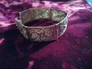Pulsera Filigrana Plata Antigua