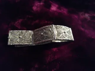 Pulsera Filigrana Plata Antigua