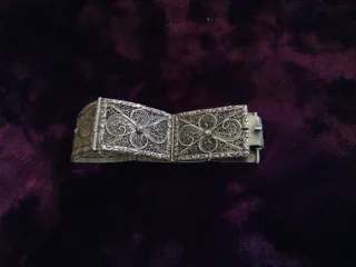 Pulsera Filigrana Plata Antigua