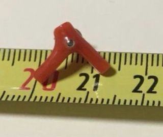 Pendientes Coral Rojo y Plata