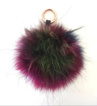 Pompon decorativo para bolso