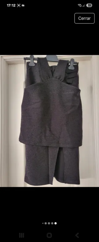 Conjunto fiesta negro brillante