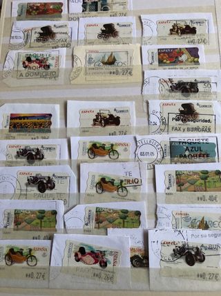 Sellos Etiquetas Correos España (ATM)