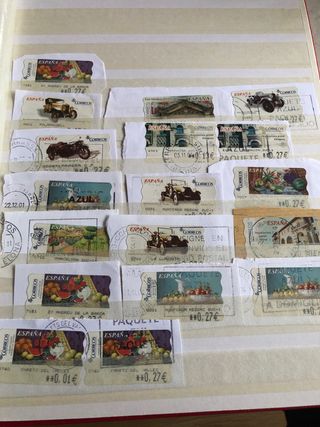 Sellos Etiquetas Correos España (ATM)