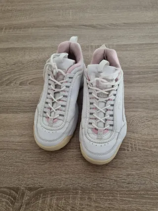 Bambas Fila Niña Blancas y Rosas