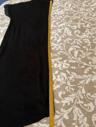 Vestito lungo ampio nero Zara