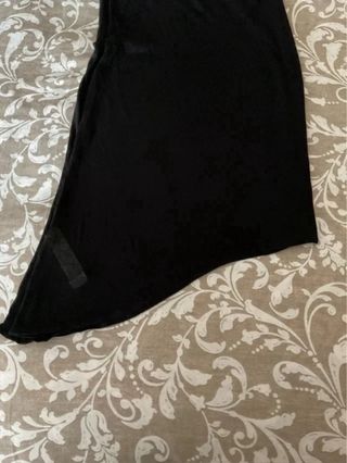 Vestito lungo ampio nero Zara