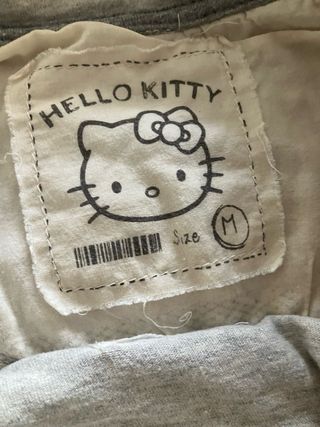 Conjunto Sudadera y camiseta Hello Kitty Gris