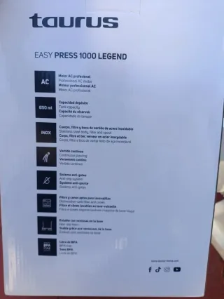 Exprimidor Eléctrico Taurus Easy Press 1000W