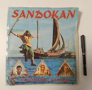 ALBUM DE CROMOS PANINI SANDOKAN