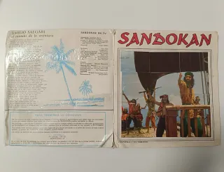 ALBUM DE CROMOS PANINI SANDOKAN
