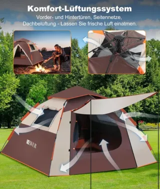 Tienda de campaña 4 personas